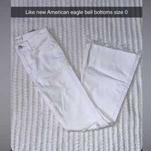 American Eagle Outfitters Crisp White Flare Jeans